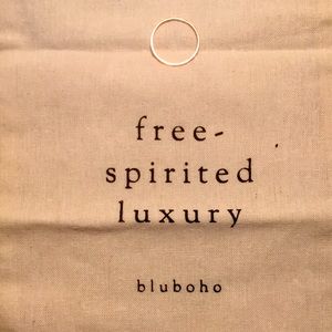 bluboho 14k rose gold faceted felicity stacking ring